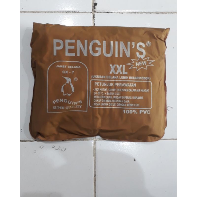 JAS HUJAN SETELAN PENGUIN CX7 (SUPER TEBAL,KUAT,AWET XL/XXL)