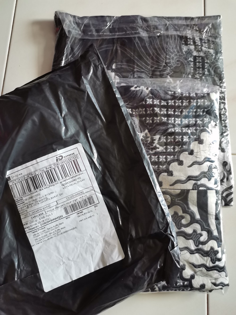 Maura Couple - Sania Ruffle Batik Couple Ori Ndoro Jowi Dnt