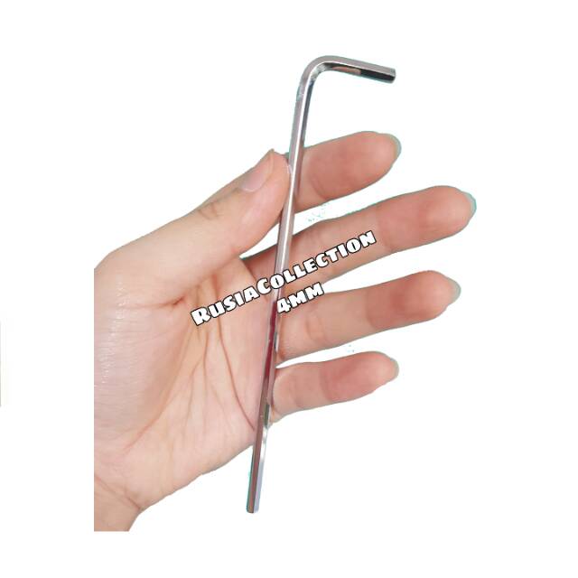 Kunci L 4mm MOLLAR SEGI ENAM Hexagonal (Foldable Hex Key)