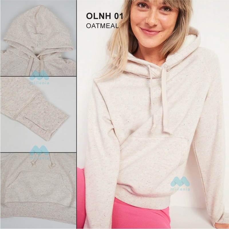 Hoodie Wanita Big Size -Women Pullover Fur Hooded [OLNH 01]-6