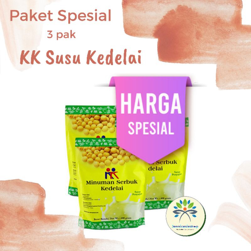 

3 Pak KK Susu Kedelai