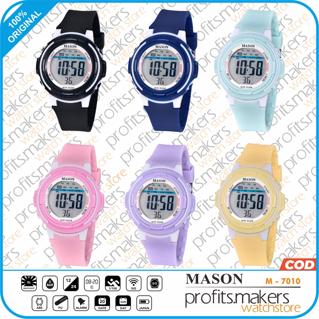 MASON M 7010 / M-7010 / M7010 Watch Jam Tangan ORIGINAL