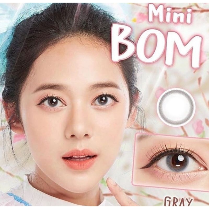 SOFTLENS MINI BOM GRAY GREY ABU NATURAL SOFT LOOK NORMAL MINUS s.d -10.00