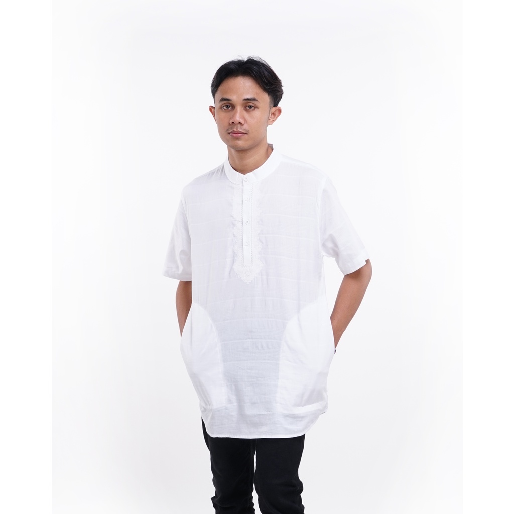 KEMEJA KOKO FRIDAY KILLER JUMBO SIZE | GRAIL ALL WHITE SS