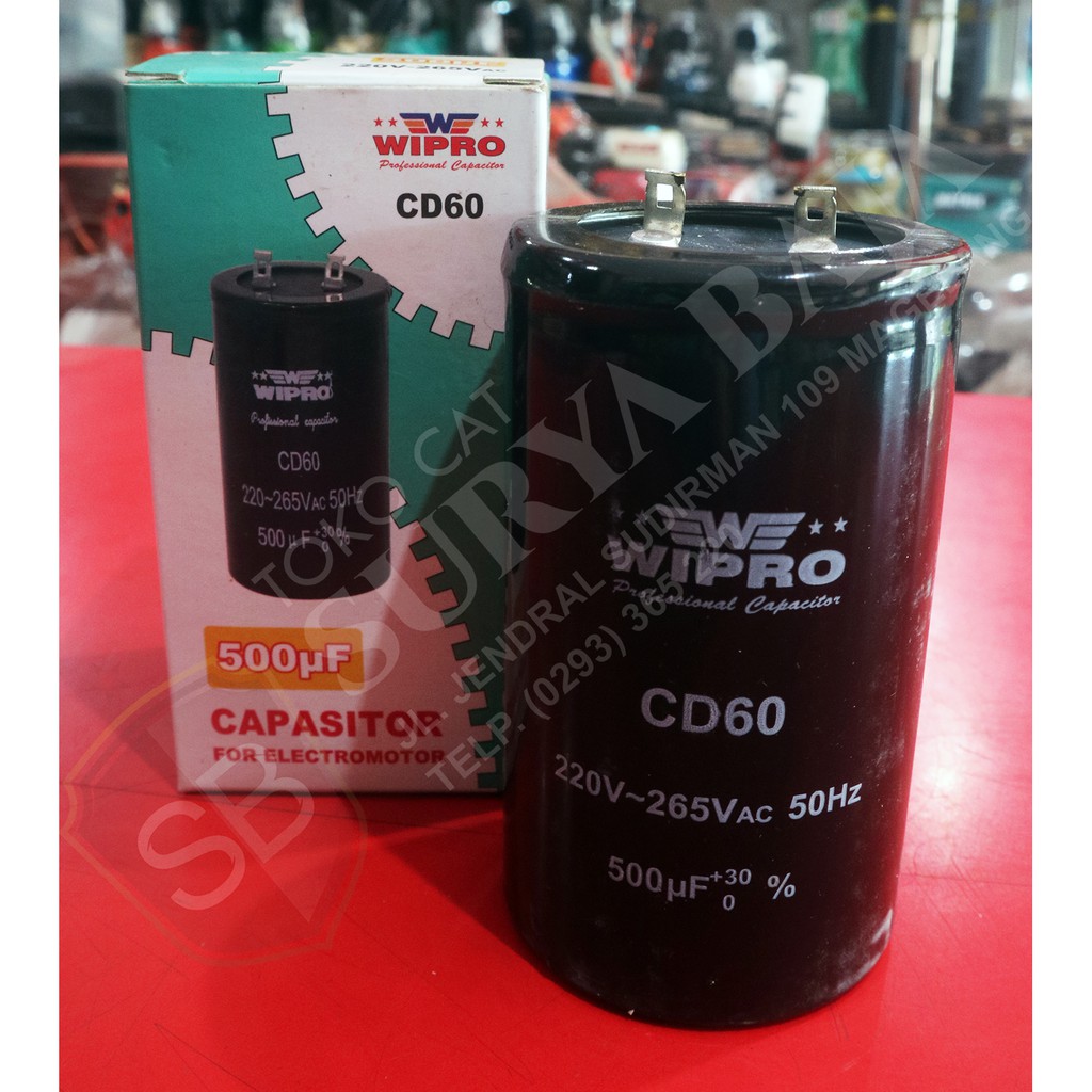 Wipro Capasitor CD60 500µF