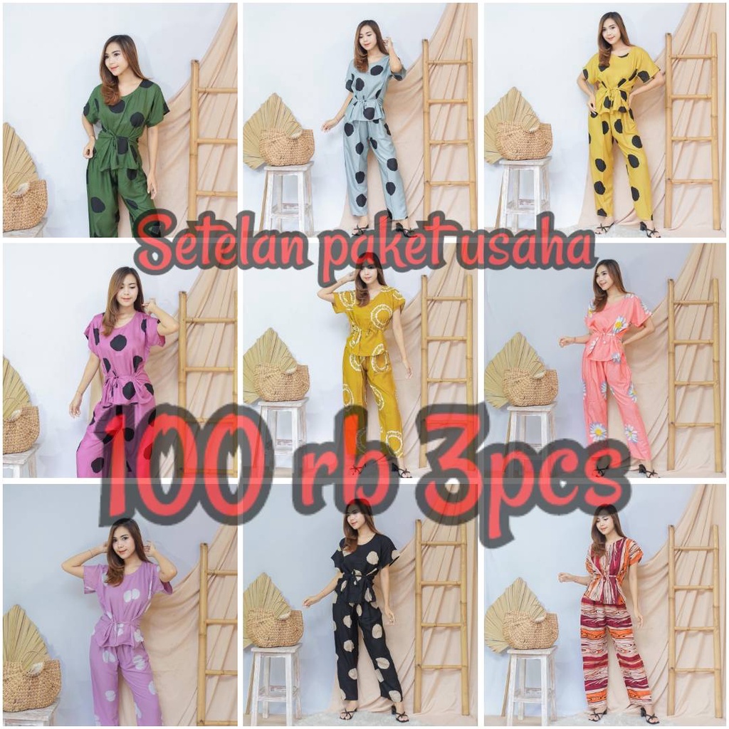 SETELAN 100 RB DAPET 3 PC