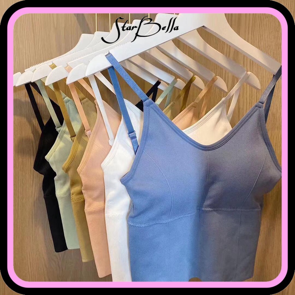 StarBellaTank Top Sport Bra Seamless Busa Fashion Japanese Sexy Tube Top Sport Yoga Gym Jogging bra3