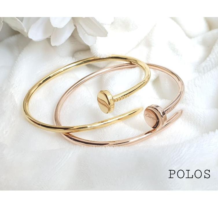 E80O Gelang Paku CT Fleksibel Halus Titanium Antikarat Pum W79