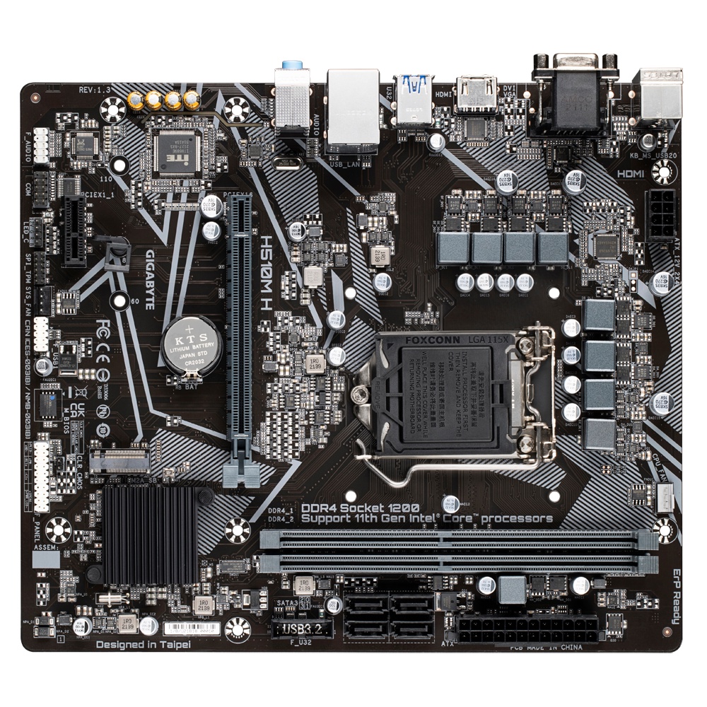 MOTHERBOARD GIGABYTE GA-H510M-H INTEL SOKET LGA 1200