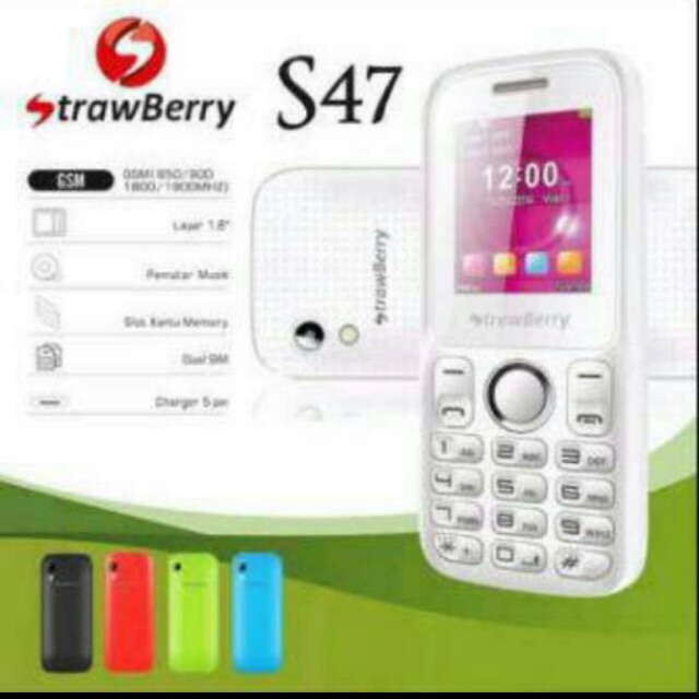 hp strawberry s47 (50ribu ) tanpa baterai