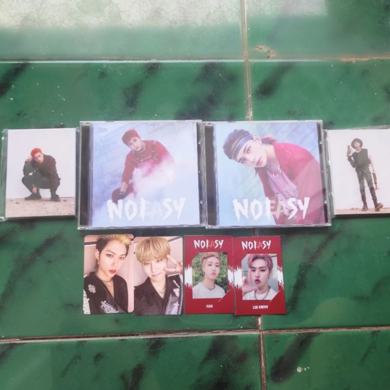 READY UNSEALED STRAY KIDS NOEASY  ALBUM JEWEL CASE VER. HYUNJIN BANGCHAN COVER KPOP FELIX HAN JISUNG