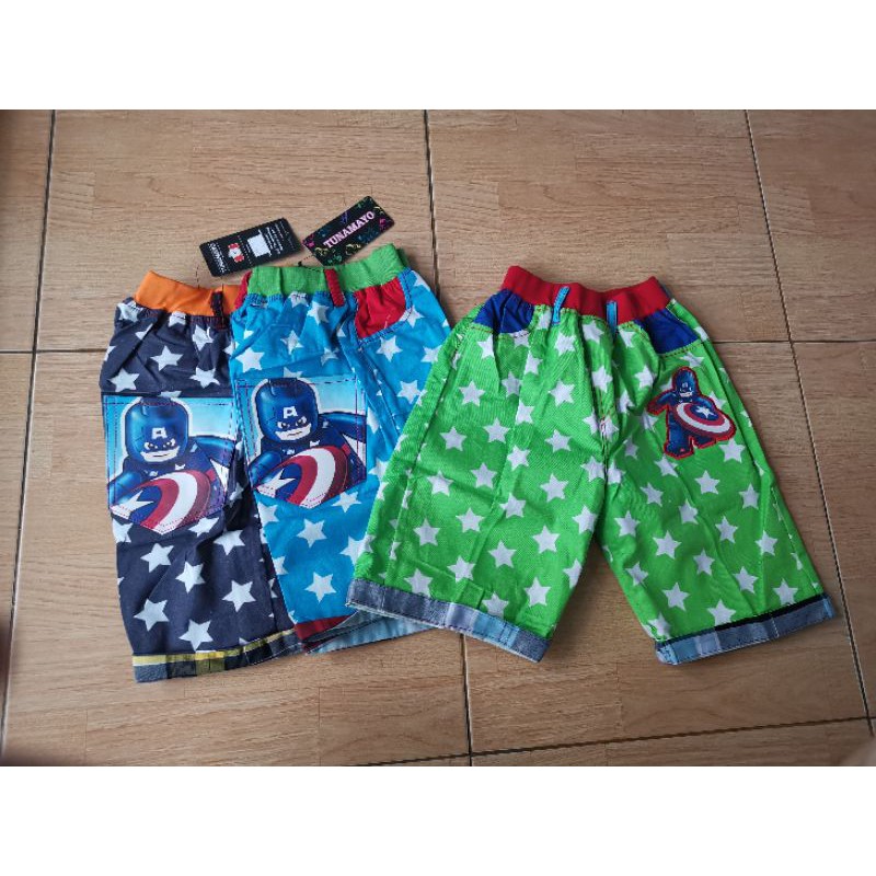 Celana 3/4 katun anak 4-5 tahun