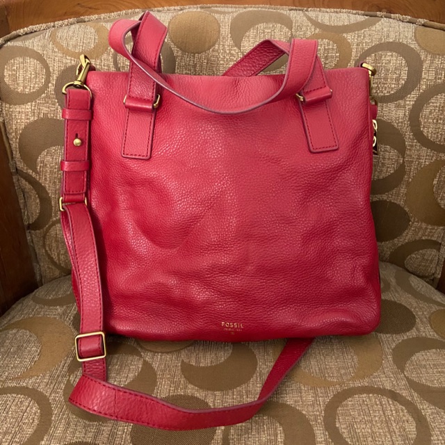 Tas Fossil Red Preloved