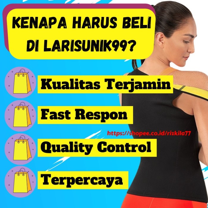 Korset Cewek Tubuh Alat Perut Pembakar Wanita Lemak Pengecil Tanktop P