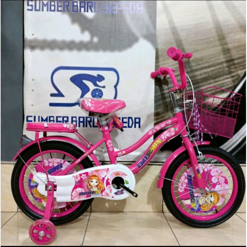 Sepeda Anak Mini Emerson 12 Inch Barbie