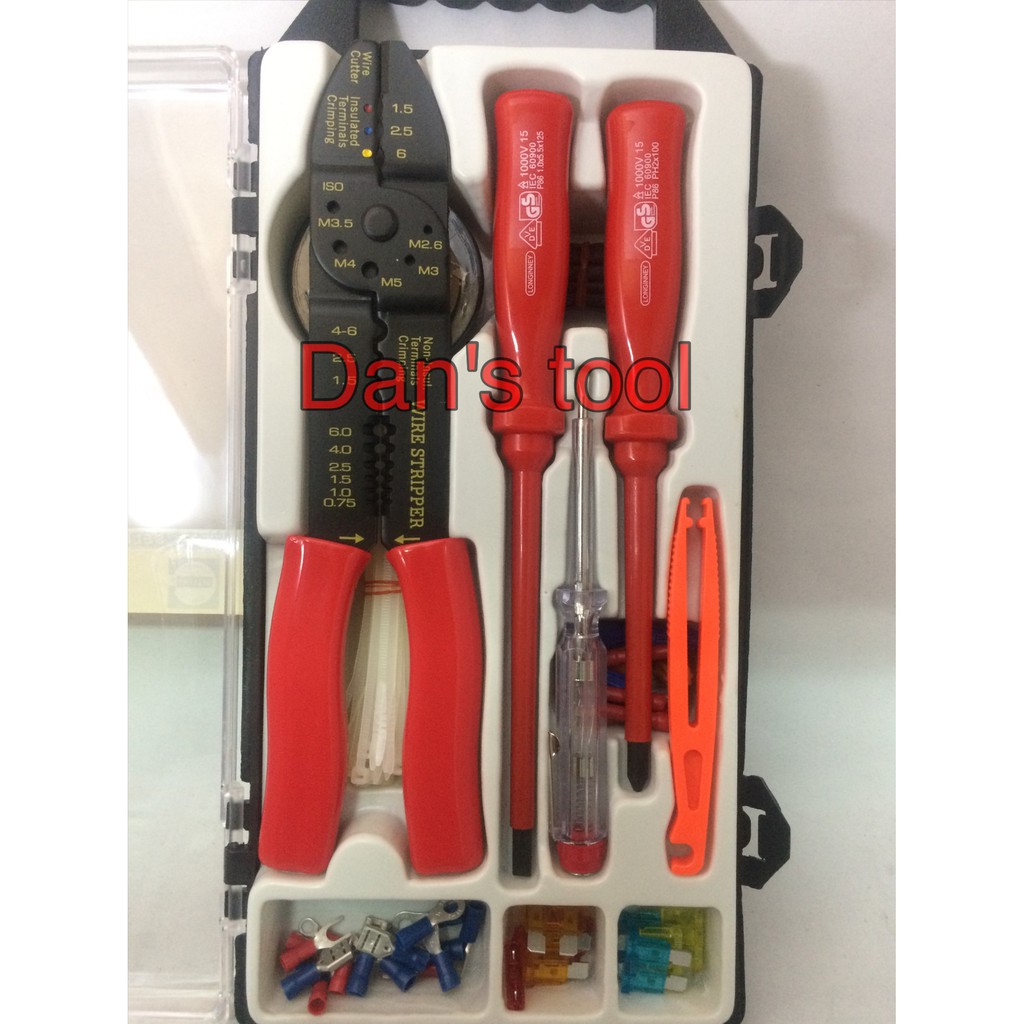 Tang Crimping /Tang skun Kabel Set 102pcs Sellery 88989