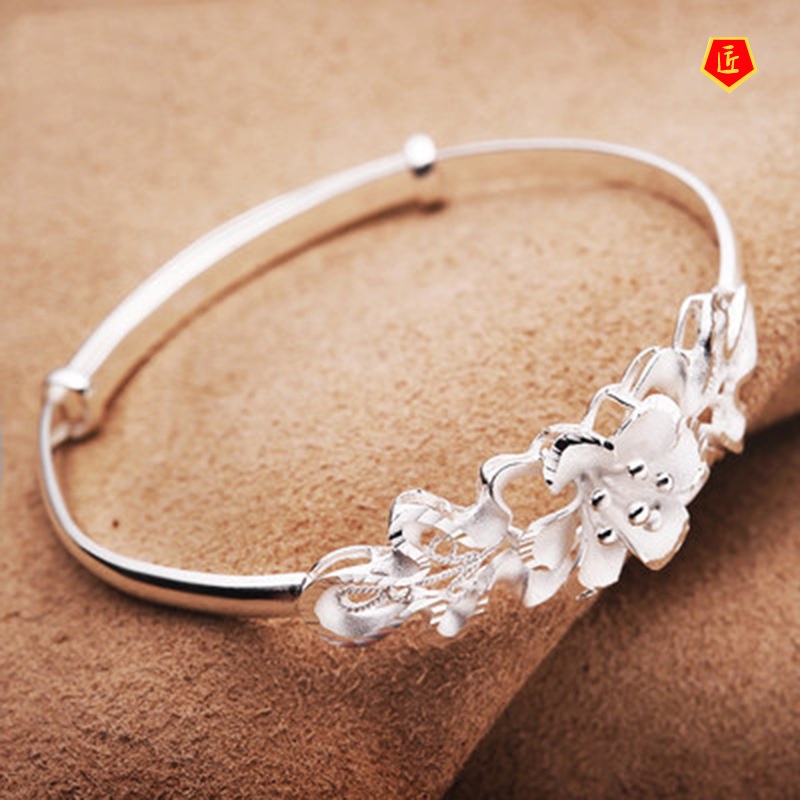 [Ready Stock]Fashion Sweet Bauhinia Adjustable Bracelet