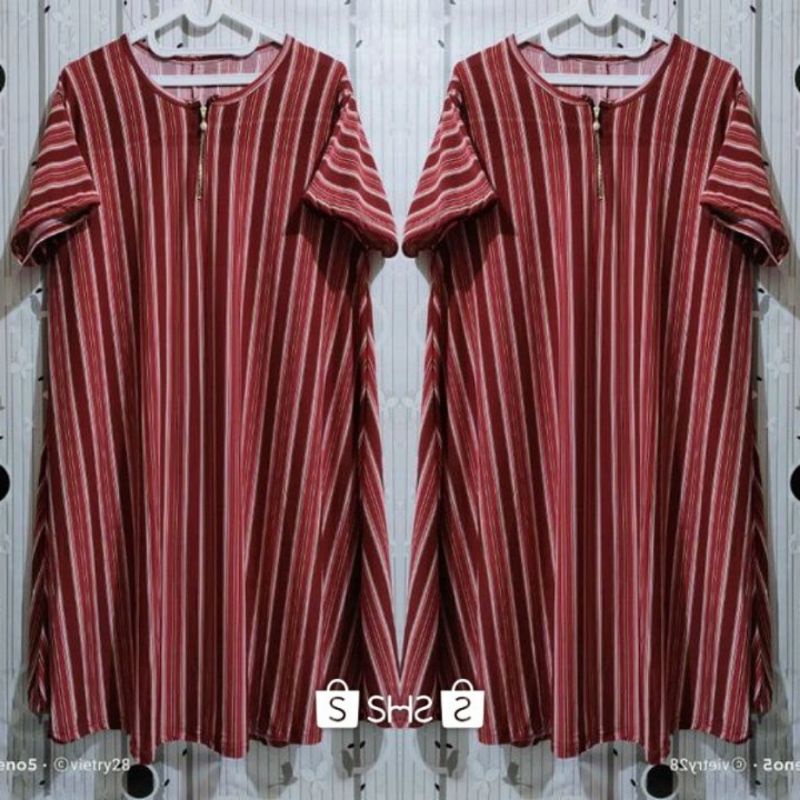 Dres jersey salur 02 super jumbo busui daster cantik ibu hamil  ld 120 masih bisa melar 160