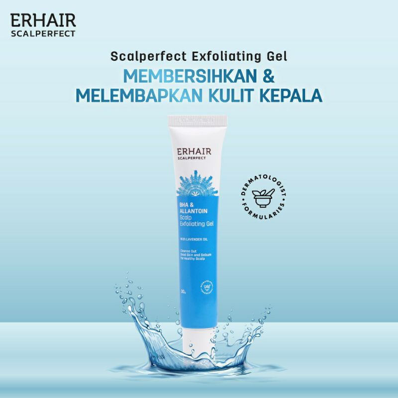 Erha Hair Scalperfect BHA &amp; Allantoin Scap Exfoliating Gel 30 gr