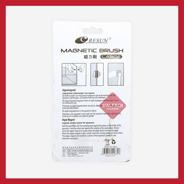 Magnet Pembersih Kaca Akuarium Resun Magnetic Brush Aquarium Large