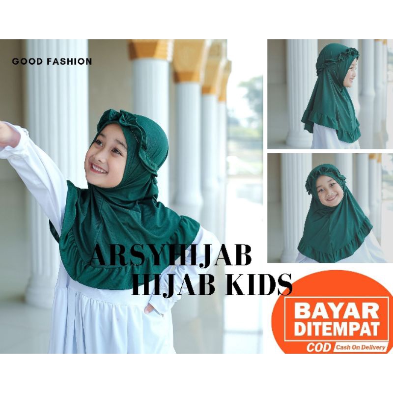 jilbab anak curly 3-6thn