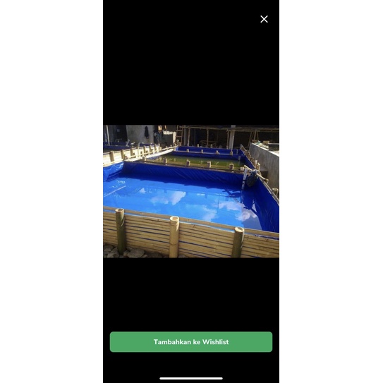 TERPAL KOLAM IKAN UKURAN 300x200x100 SEMIKARET DIJAMIN SUPER KUAT