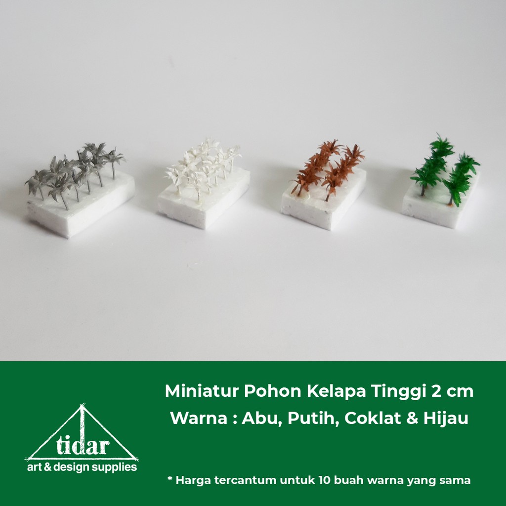 

[MR] MH - Miniatur Maket Pohon Kelapa Tinggi 2 cm / Coconut Tree