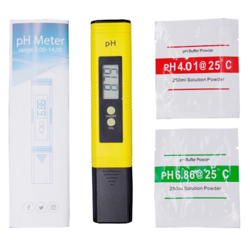 PH Meter TDS Meter Hidroponik TDS 3 Alat Pengukur PH Air tds meter pena dan ph meter Almina