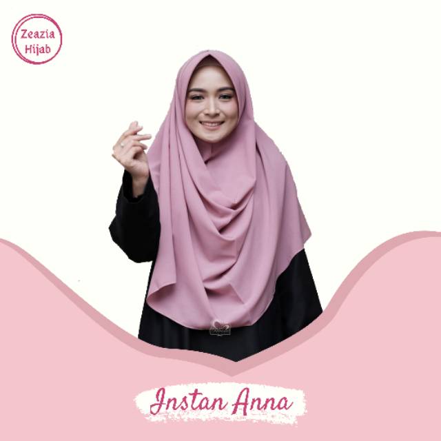 Instan Anna | Pasmina Instan Antem pad
