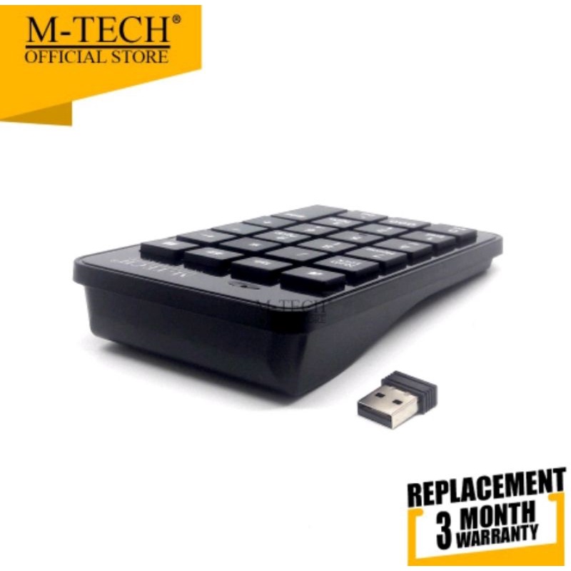 M-Tech keyboard Numerik Wireless nomer kasir