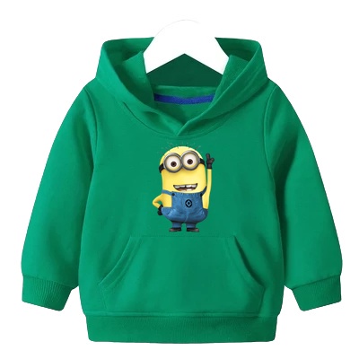 Sweater Anak Minion Hoodie Anak Fleece Usia 2 - 6 tahun