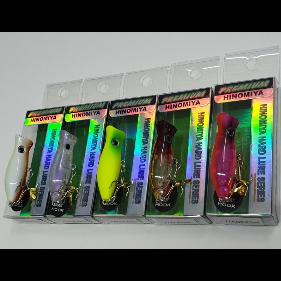 Lure POPPER HINOMIYA PREMIUM SQUID POP 45F (4.5cm / 4gram) FLOATING