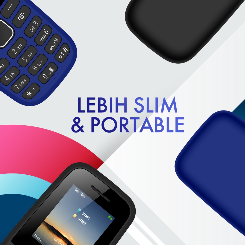 Strawberry Handphone ST99 Reborn HP Murah Banget HP Jadul Dual SIM Multifungsi Candybar Fiturphone Garansi Resmi 【Ready Stock】-5