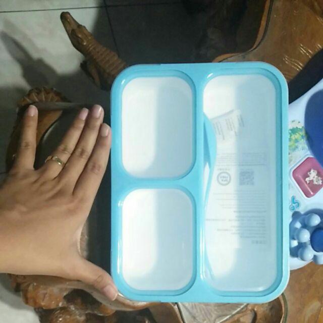 Yooyee Sekat 3 Besar Lunch Box Anti Tumpah