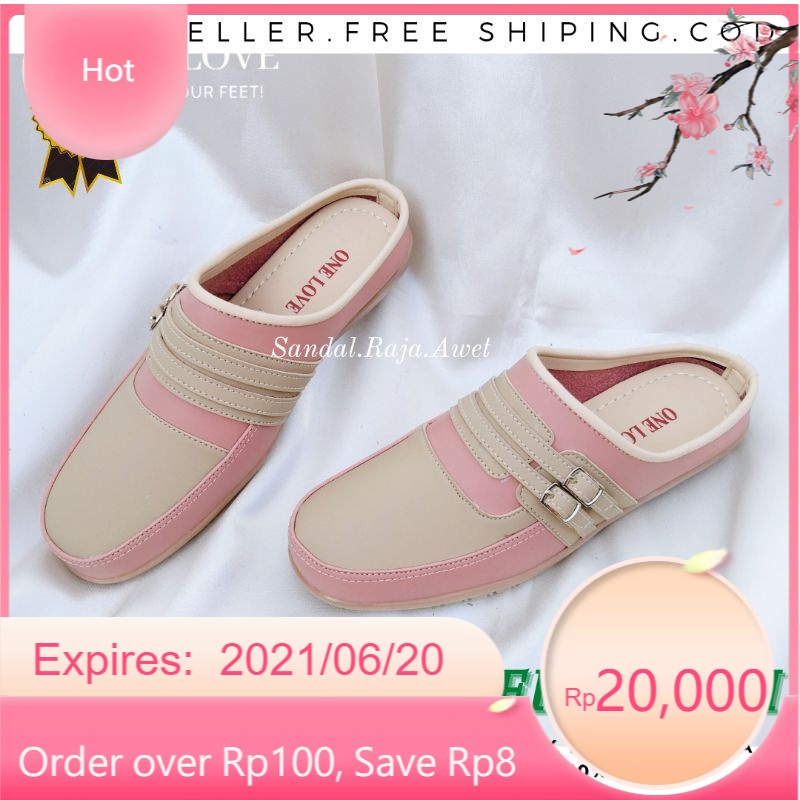 One Love Sepatu Bustong Wanita Sepatu Slip On Wanita Casual Original Branded Kulit Import Premium