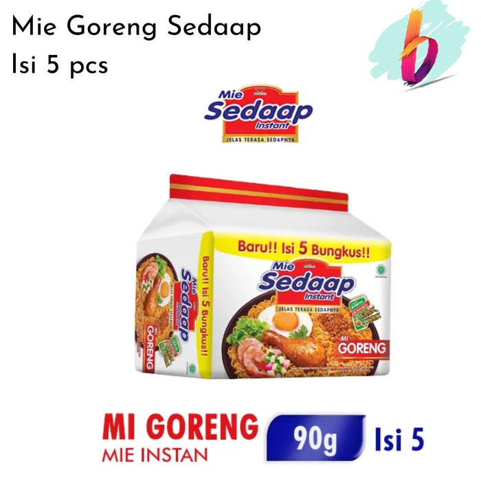 

Mie Instan Mie sedaap Goreng dan Kuah soto Makanan Instan 5 pcs - Mie Goreng