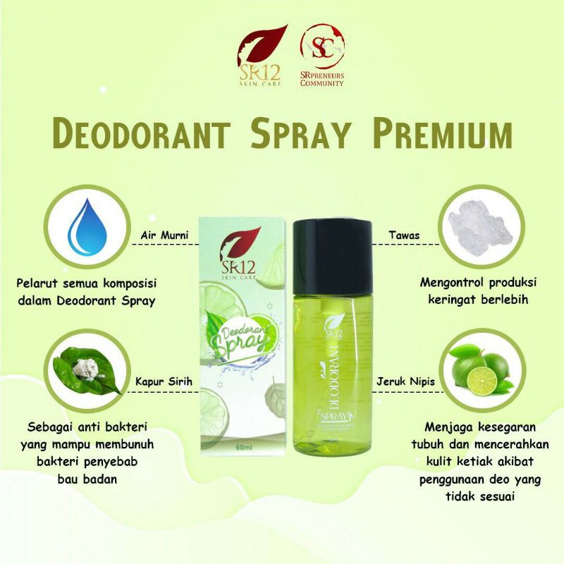 Deo spray premium sr12
