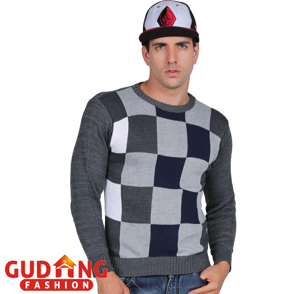 Sweater Rajut Pria Smart Casual SWE 661