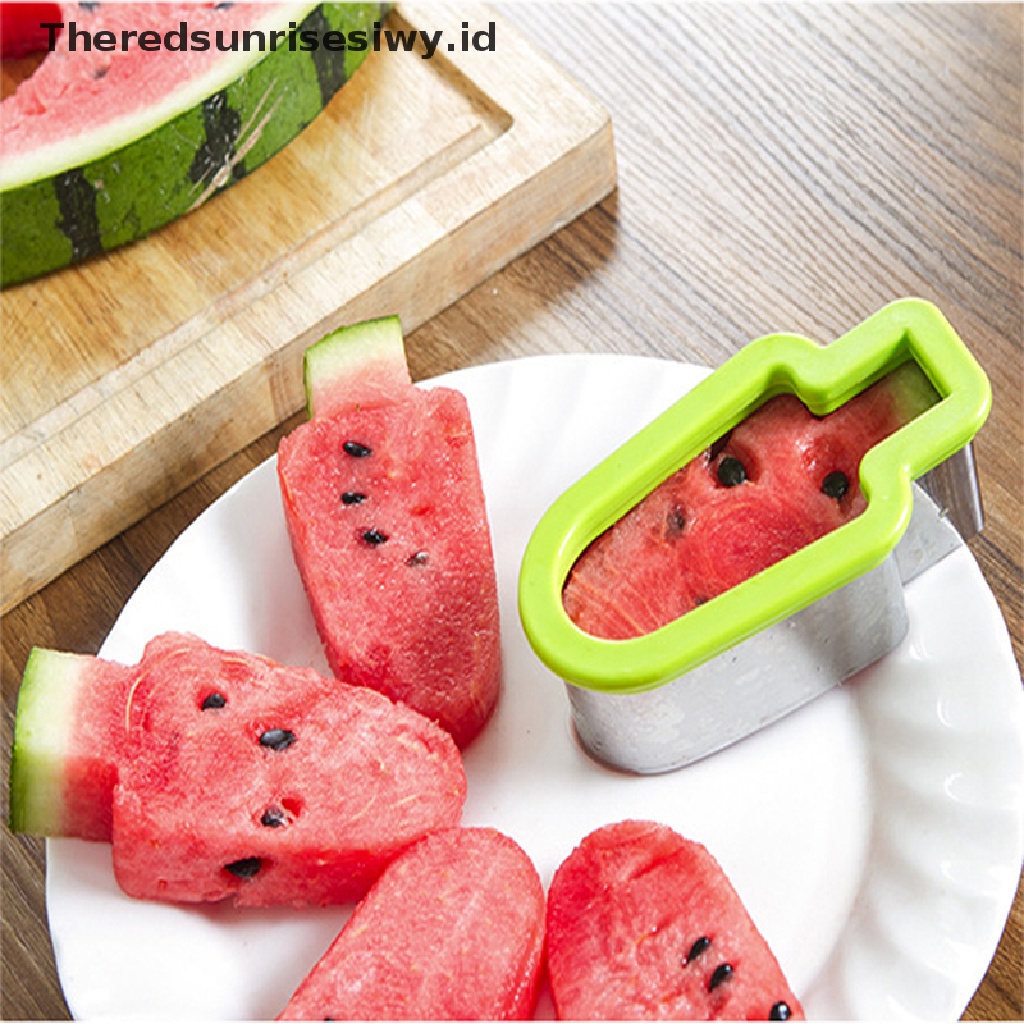 # Alat Rumah Tangga # Cetakan Es Krim / Buah Semangka Bahan Stainless Steel