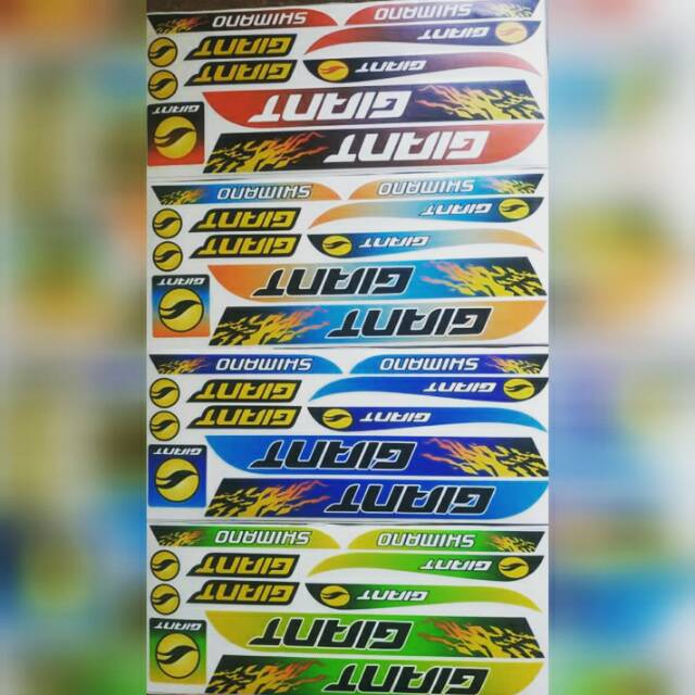 

stiker decal speda print&cutt varian banyak pilihan warna variasi