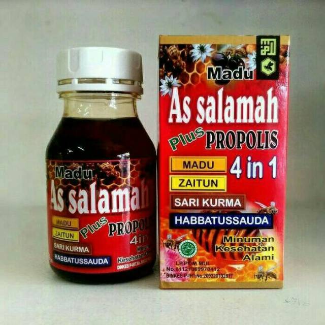 

Madu As Salamah Plus Propolis 4in1