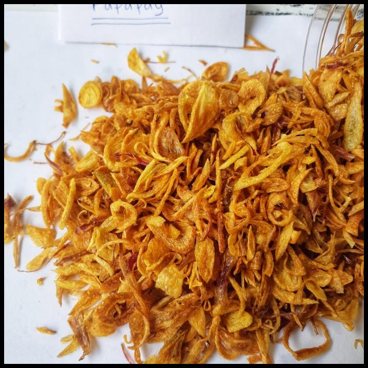 

Bawang Goreng Brebes 1kg Murni / Tanpa Tepung