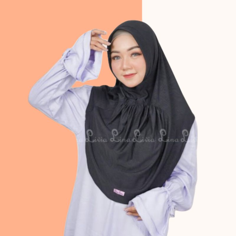 Jilbab Hijab Linalivia Carissa Kerudung Krudung Bergo Instan terbaru kekinian dewasa murah warna hit
