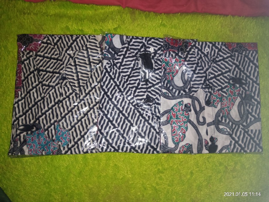 Batik Couple Keluarga Sania Ruffle Ori Ndoro Jowi Dnt Batik Pekalongan