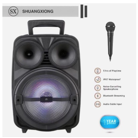 SPEAKER KARAOKE BLUETOOTH TERBARU 6,5&quot;