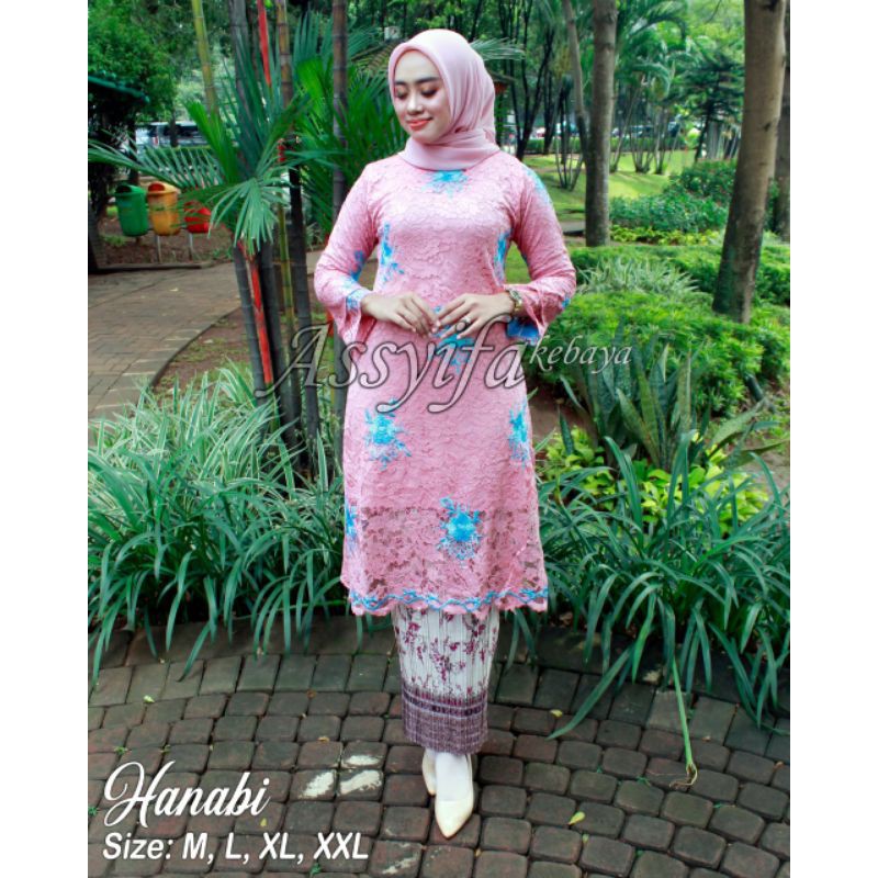 Set kebaya modern tunik nagita / kebaya wisuda / kebaya muslim / kebaya pesta