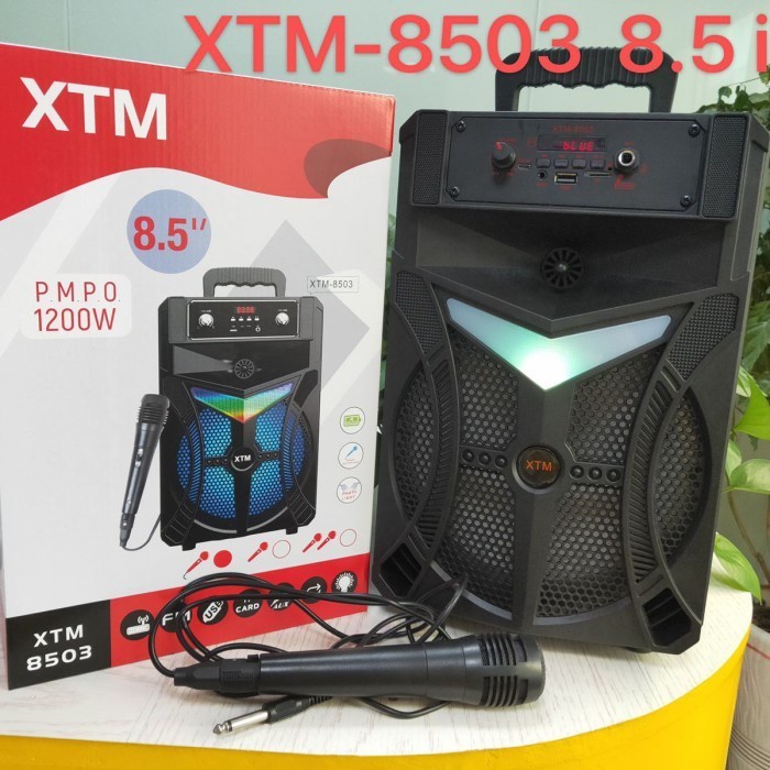 [CEV] Speaker Bluetooth Bonus Mic Karaoker Speaker XTM-8503 / 8517