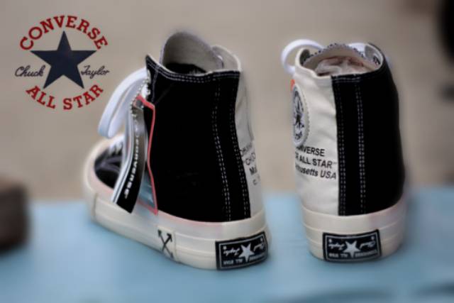 REALPICT 100% CONVERSE ALL STAR 70s X OFF WHITE