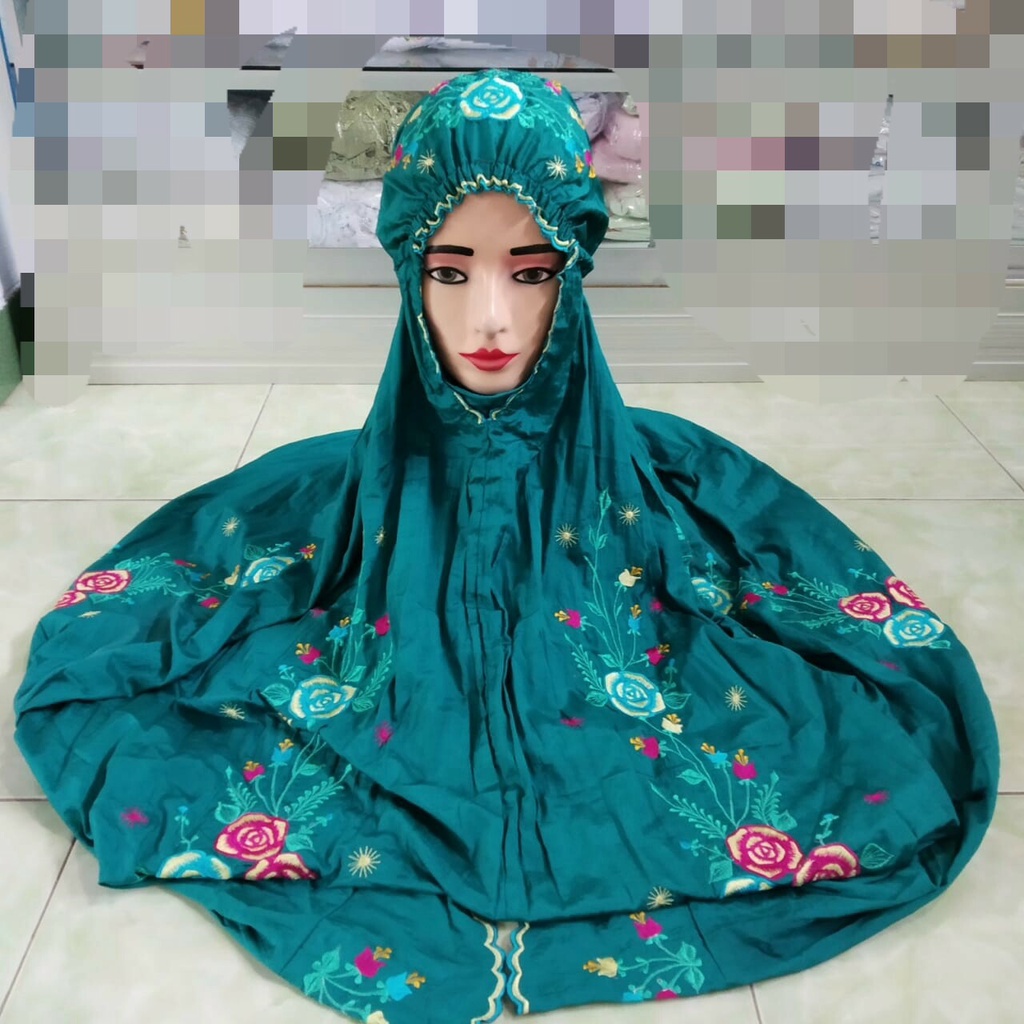 MTB-MAWAR Mukena Anak Bordir Premium Muvida Model Terusan | Mukena Parasut Traveling Premium Quality