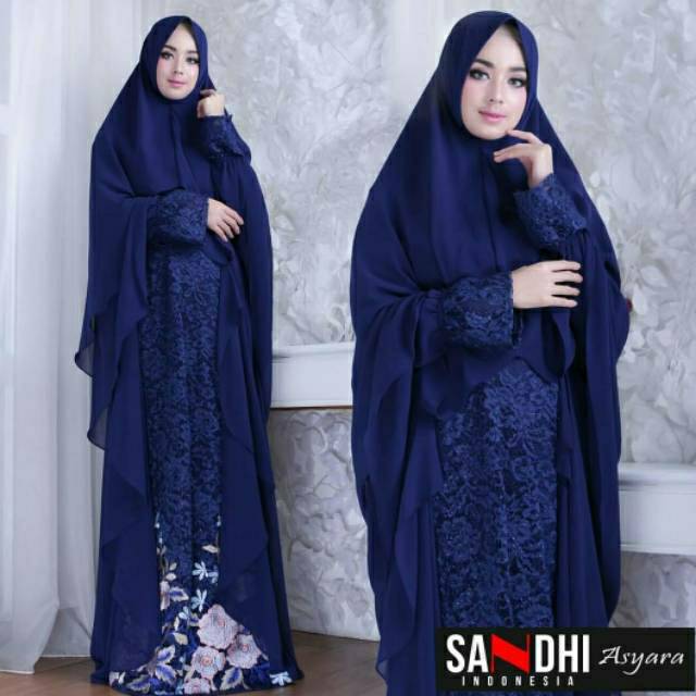 gamis brukat gamis butik Asyara  by sadhi gamis premium ready
